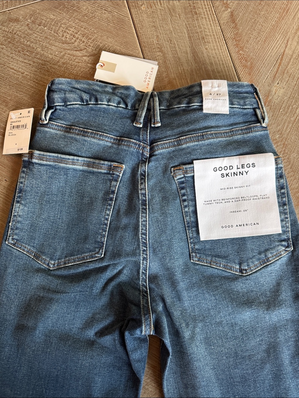 GOOD AMERICAN Good Legs Skinny Jeans - Picture 3 of 7